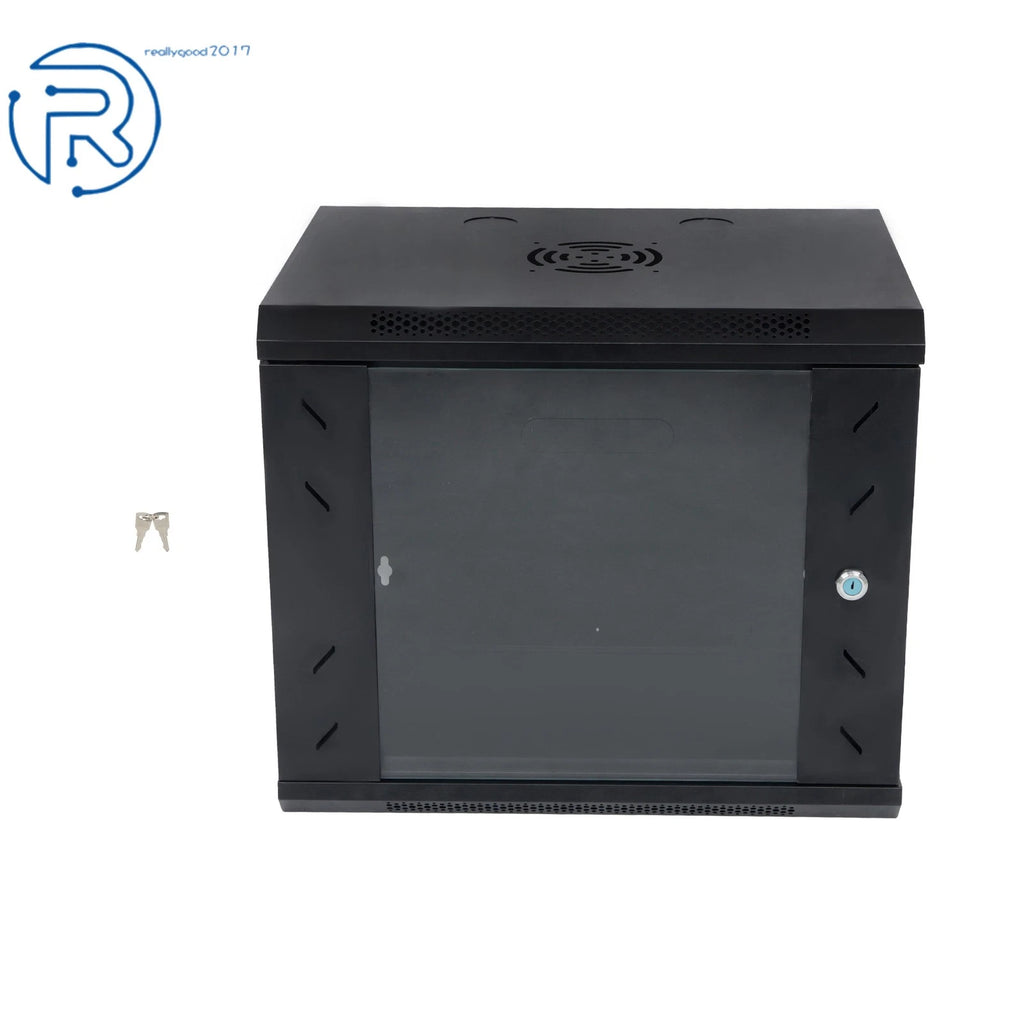 9U Server Rack Enclosure for Wall Mount Network (15.5" Depth)