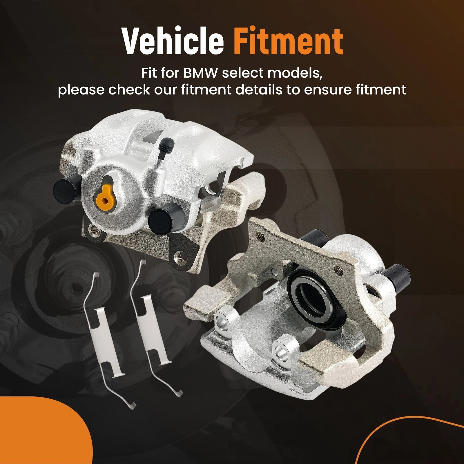Front Brake Caliper Set for Ford Mustang (1965-1966)