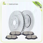 Front Brake Rotors and Ceramic Pads for Honda CR-V, Crosstour (2012–2016)