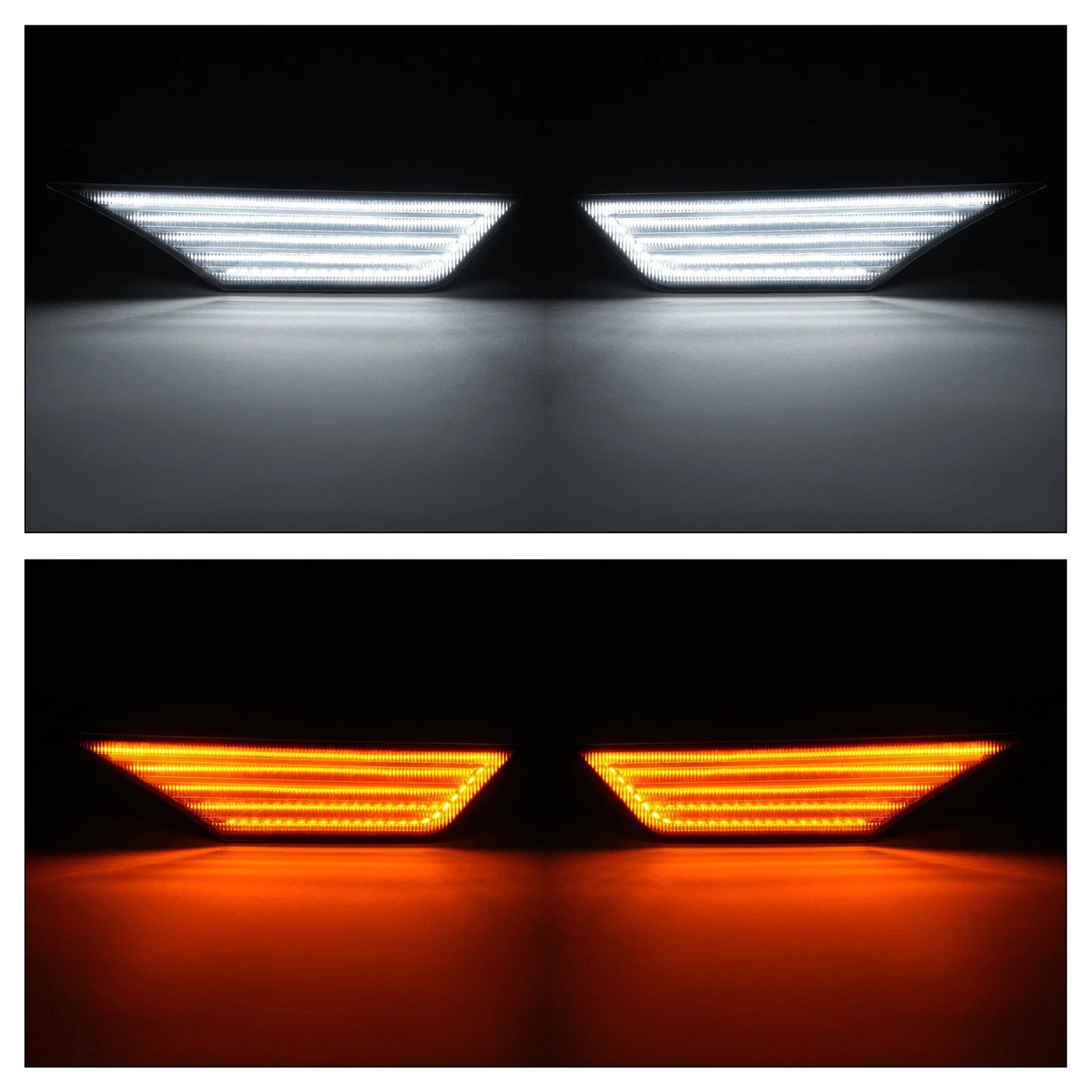 LED Switchback Sequential Turn Signal Side Marker Lights for Honda Civic (2016–2021)