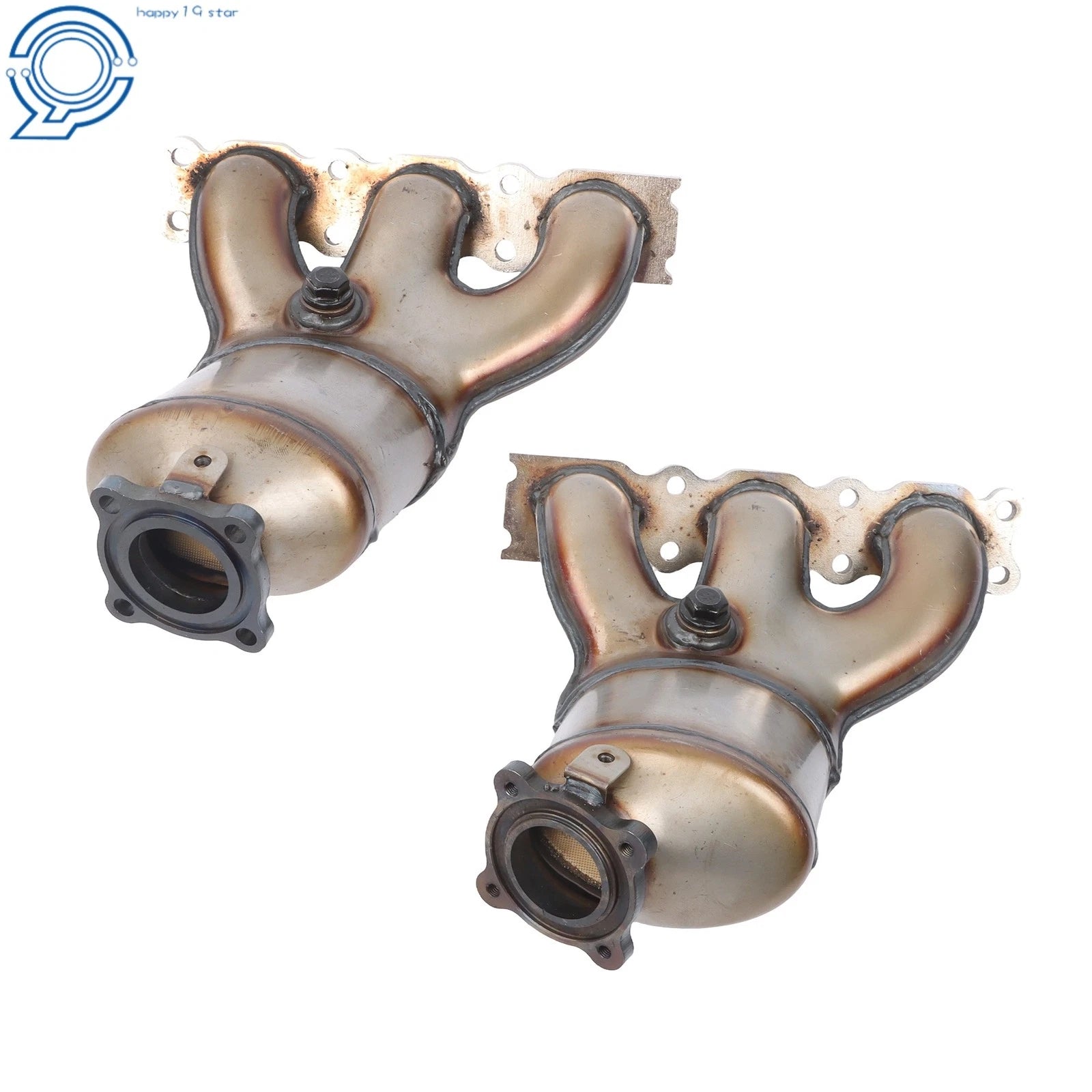 Set of 2 Catalytic Converters for Land Rover LR2 (2008–2012)