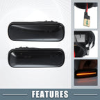 2X LED Side Marker Amber Light 34351SL4003 for Honda CR-V (1997–2000)