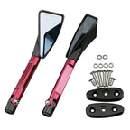 Rear View Side Mirrors  Red for Suzuki GSXR 1000, GSXR 600 (2001-2005)