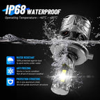 2X H4 HB2 9003 LED Headlight Bulbs 80000LM 240W for High/Low Beam