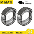 2 Brake Shoes for Yamaha G6S G7S GT1 GTMX GT80 HS1 JT1 JT2 JT1L JT2MX RD60 RS100