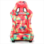 NRG FRP-303-TIEDYE Fixed Back Racing Bucket Seat for Universal Fit (2010–2023)