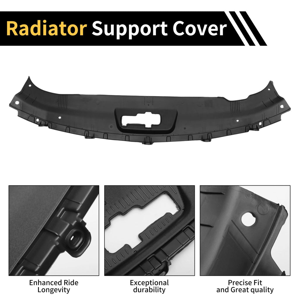 Radiator Support Cover for Hyundai Sonata (2015–2019) No. 86361C1000 ABS Black