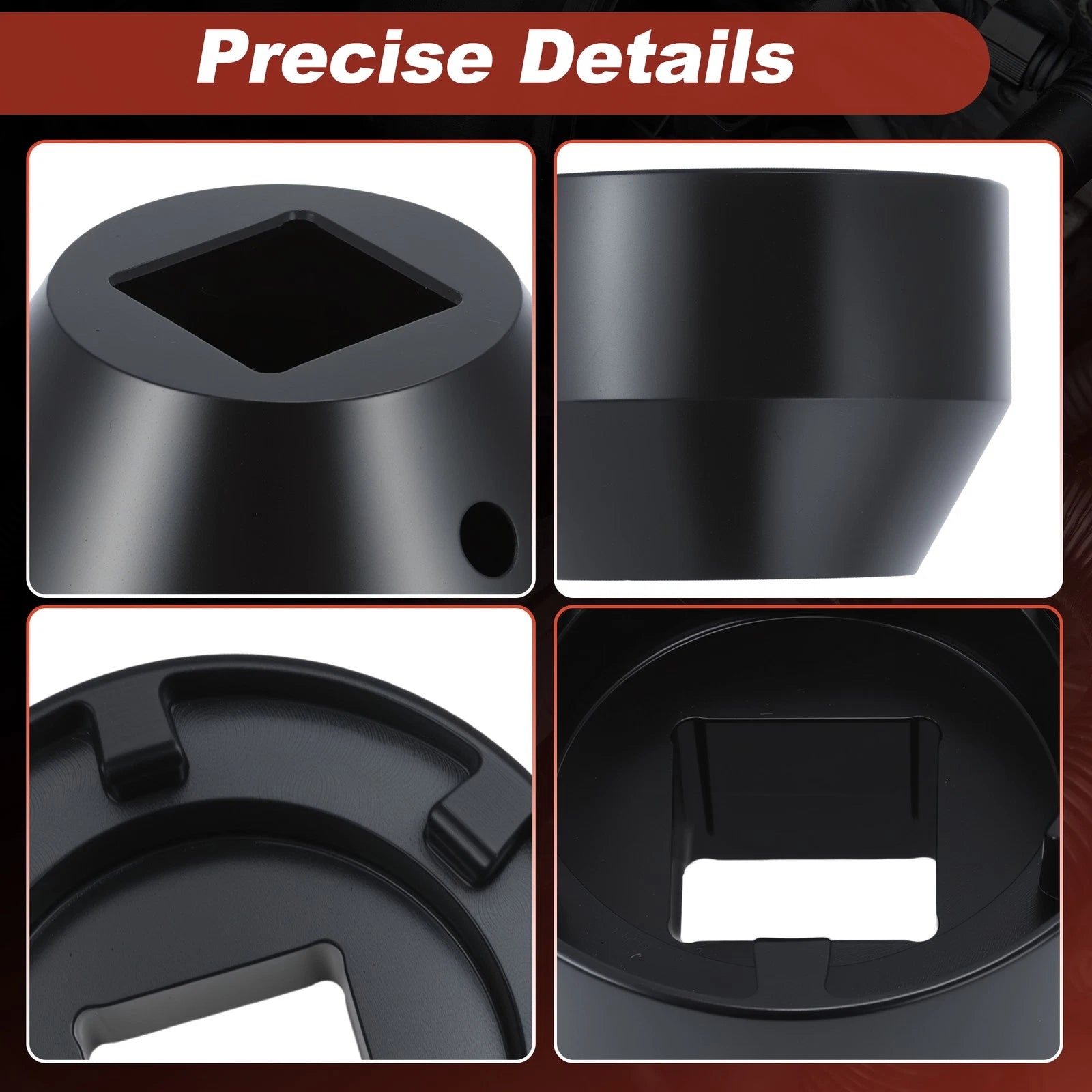 6 PT Pinion Nut Socket Tool for Mercedes Freightliner Trucks (W742589020700)