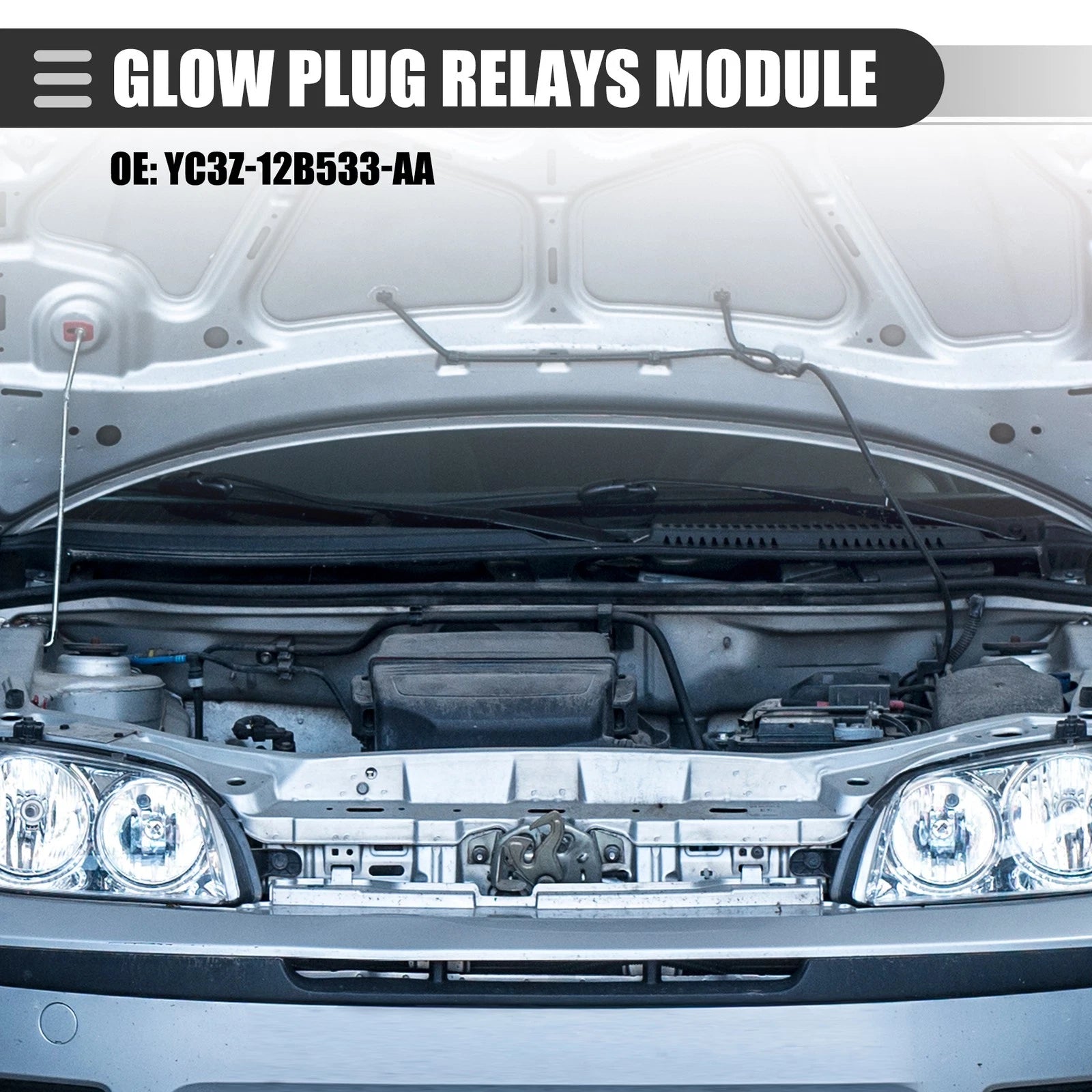 Glow Plug Control Relay Module for Ford F-250 Super Duty (2003–2007) YC3Z-12B533-AA