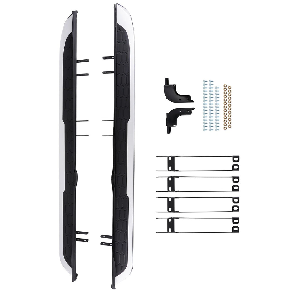 Running Board Side Step Bars for Honda CR-V (2017-2022) Black Silver