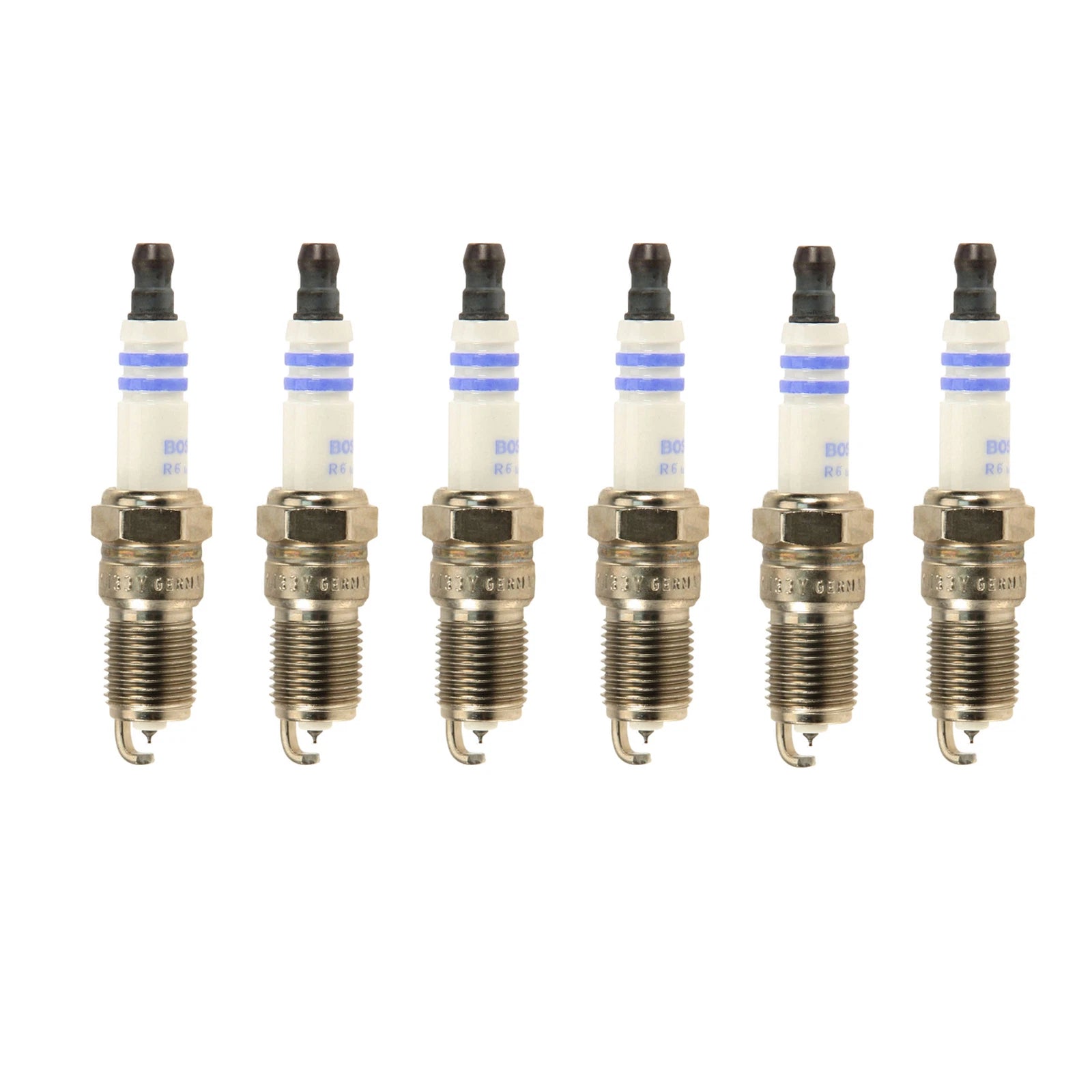 Set of 6 Bosch Double Iridium Spark Plugs for Buick Chevy Oldsmobile Pontiac (V6)