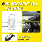 Chrome Black Interior Door Handle for Kia Optima (2011–2013) EPY