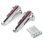 Red LED Front Lower Fork Leg Covers for Harley FLHR FLHTK FLHX (2014-2020)