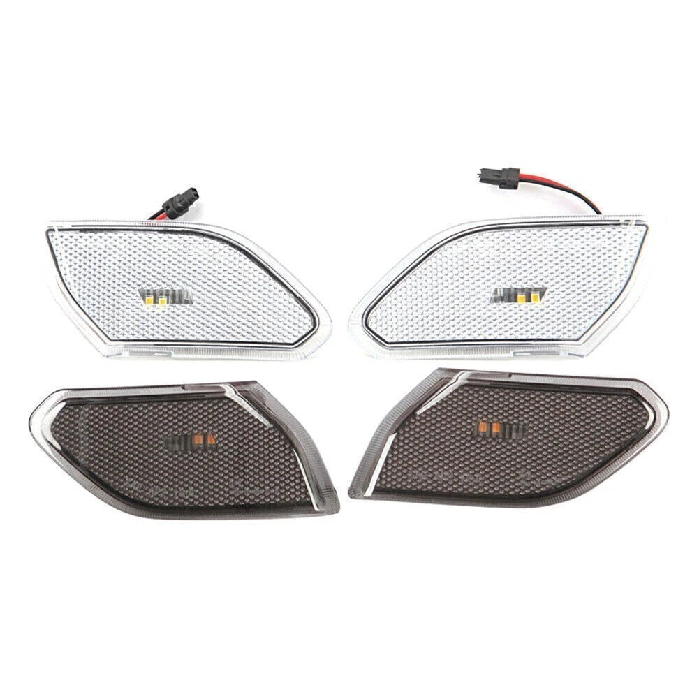 2X Front Fender Side Marker Lights Amber LED for Jeep Wrangler JL (2018–2022)