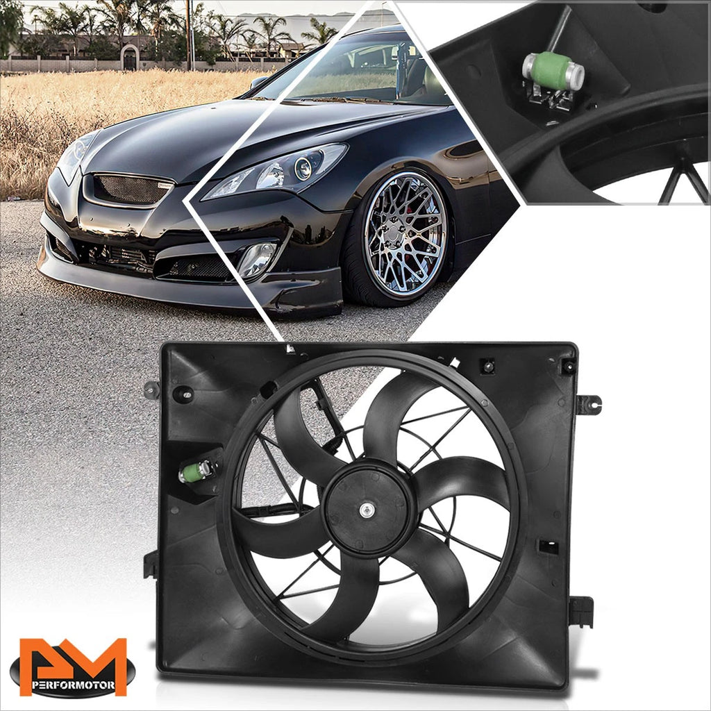 Radiator Cooling Fan Assembly for Genesis Coupe 3.8L (2010–2012)