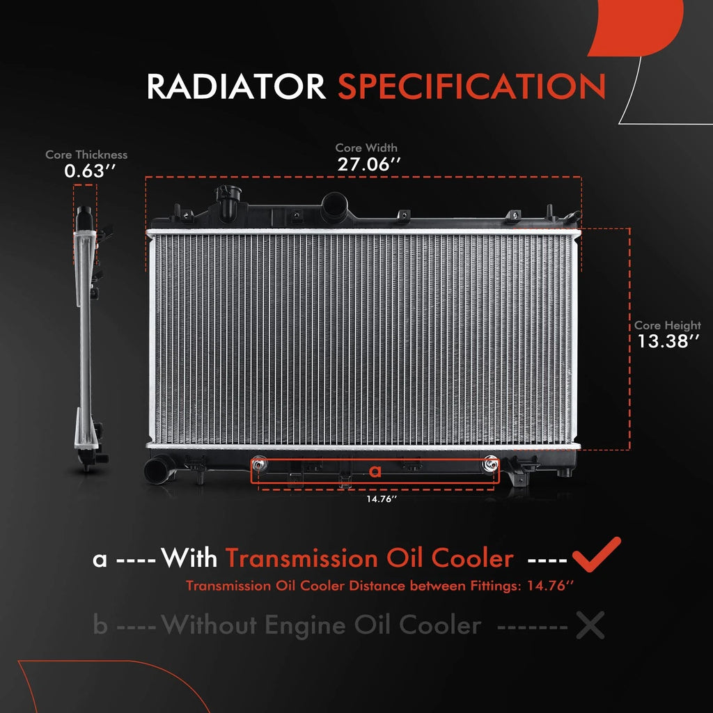 Radiator for Subaru Legacy Outback (2005-2007)