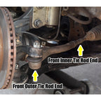 Front Inner Outer Tie Rod End Link Kit EV80210 for Honda Accord, Acura TSX (2003–2012)