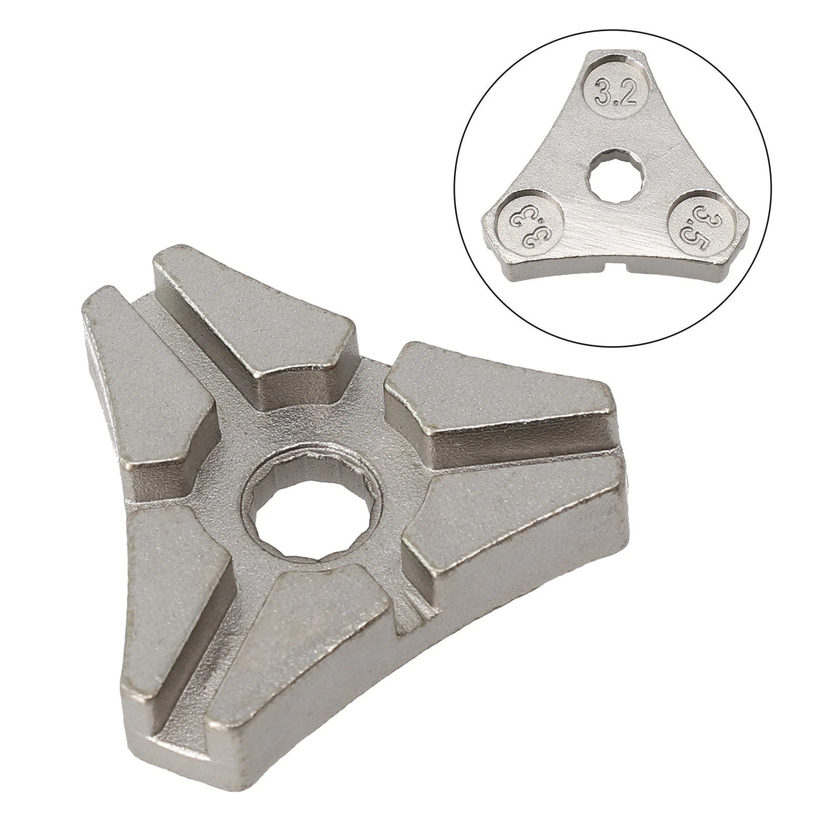 Spoke Wrench for Bicycle (#52 Carbon Steel, 3.2/3.3/3.5mm)