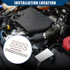 Set of Fuel Injector Seal Installation Kit for Ford F250 F350 6.7L (2011–2019)