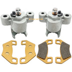 Front Left Right Brake Calipers W/Pads for Arctic Cat (1502-731, 1502-730)