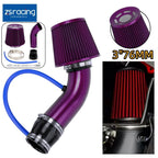 3" Cold Air Intake Filter Kit for Car