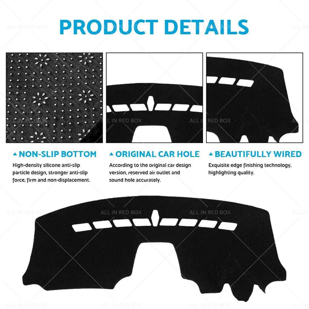 Dash Mat for Holden Barina TM (2011–2016) - Black