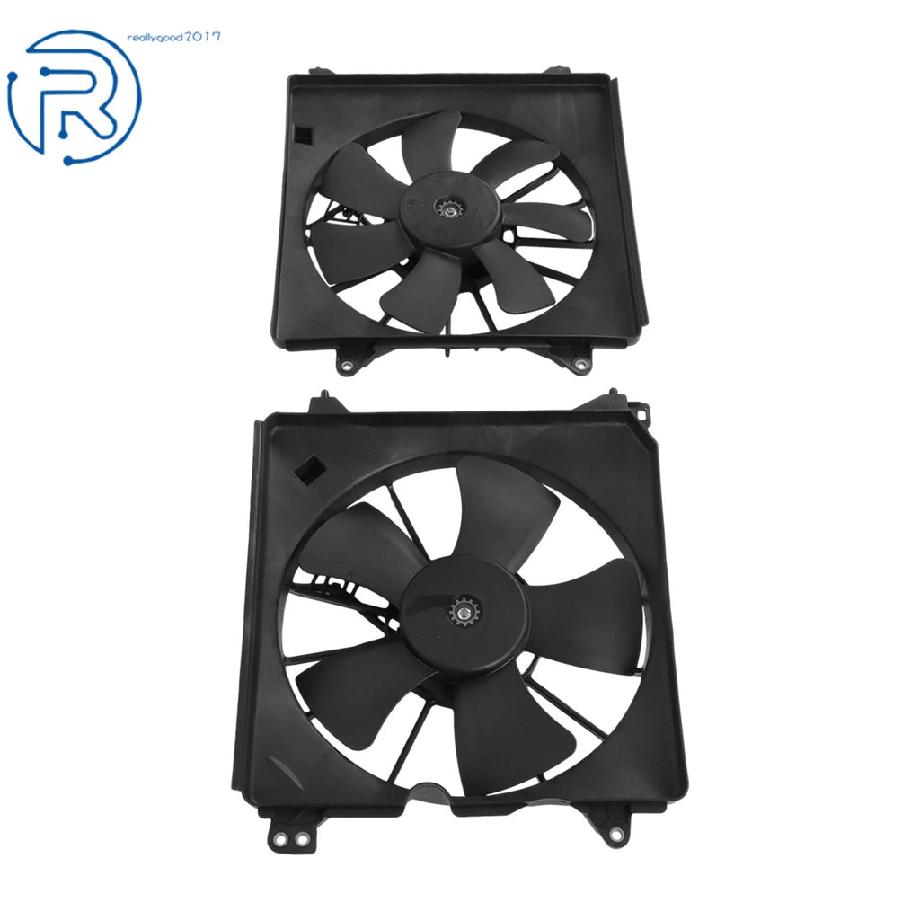 Set of 2 AC Radiator Cooling Fans for Honda Accord (2013–2017) HO3113134 HO3115162