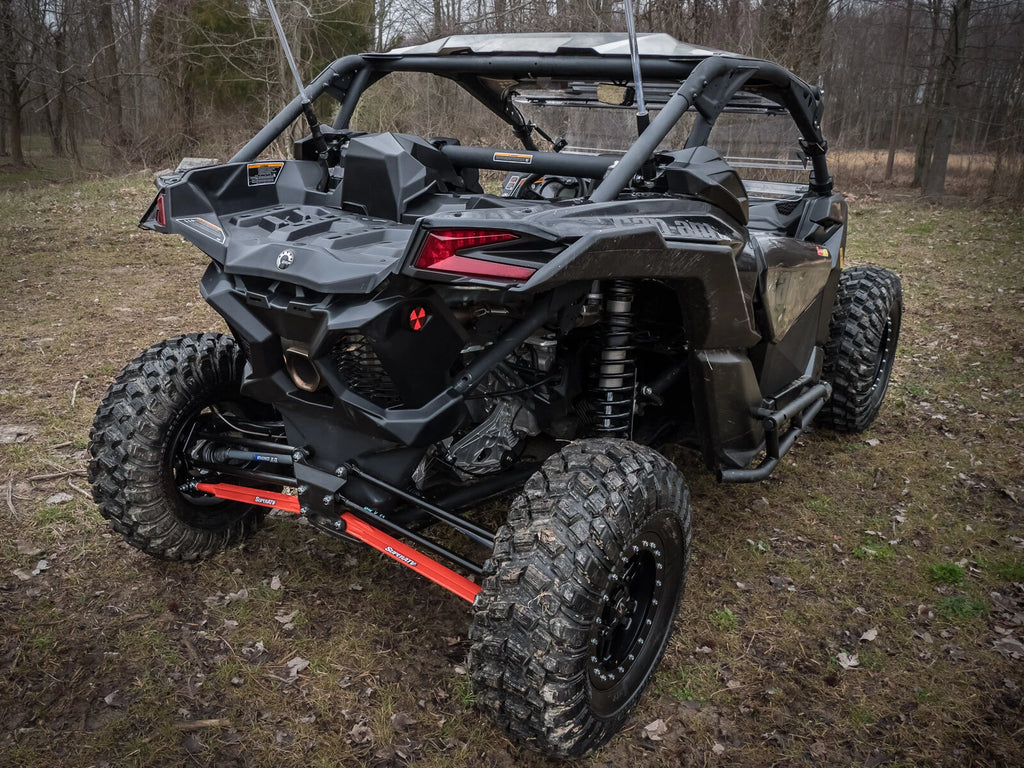 Boxed Rear Lower Radius Arms for Can-Am Maverick X3 (2017–2023) - Red
