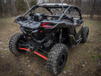 Boxed Rear Lower Radius Arms for Can-Am Maverick X3 (2017–2023) - Red