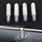 Set of 4 Door Lock Pin Knob Trim Rings for Mercedes W205 GLS GLE (2015–2020)
