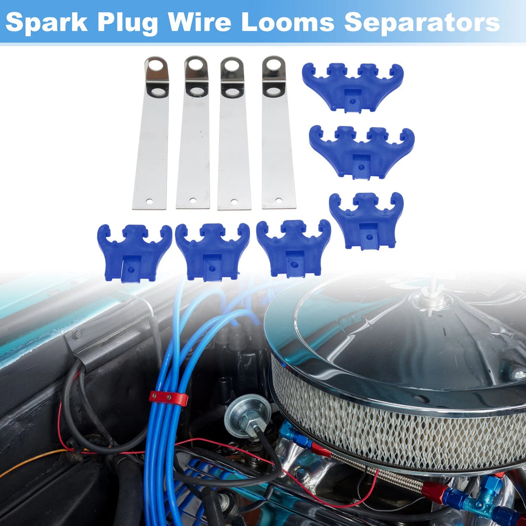 Spark Plug Separators Looms for Chevy Ford (7/8/9mm)