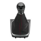 5 Speed Gear Shift Knob & Boot for Volkswagen Golf MK5 MK6 GTI GTD (2004–2013)