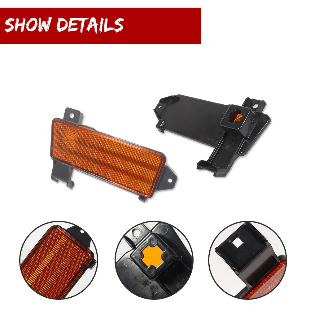 Amber Lens Side Marker Light Housing for Chevy Chevelle (1970)
