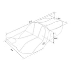 Heated Rider Driver & Passenger Seat for Harley Touring Street Glide (2009–2024)