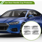 Set of 4 Door Handle Cup Protectors for Hyundai Festa  Chrome Silver