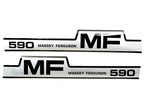 Bonnet Decal Set for Massey Ferguson 590 Tractors