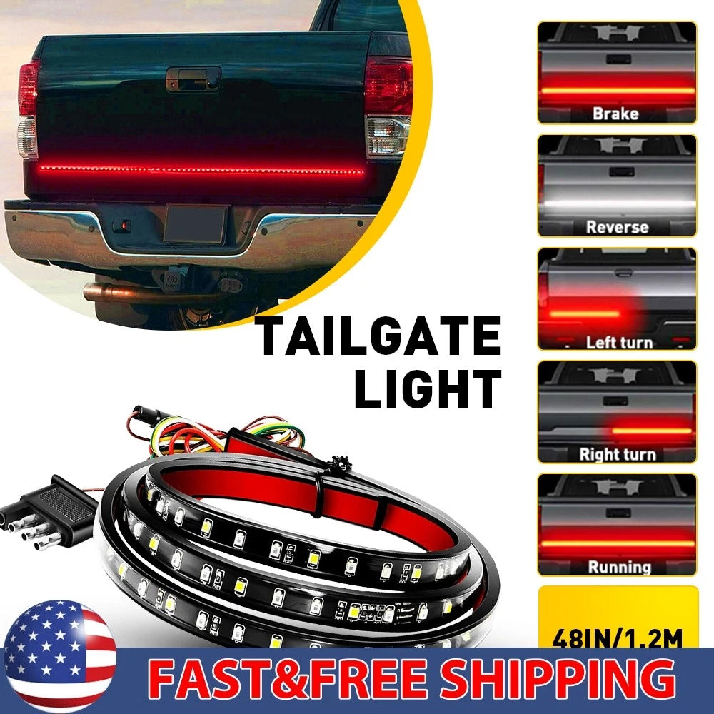 Tailgate Light Strip for Make Model  - Red/White LED