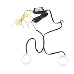 RGB Phone Control Angel Eye Halo Rings Headlight DRL Retrofit 95MM for BMW (2000-2006)