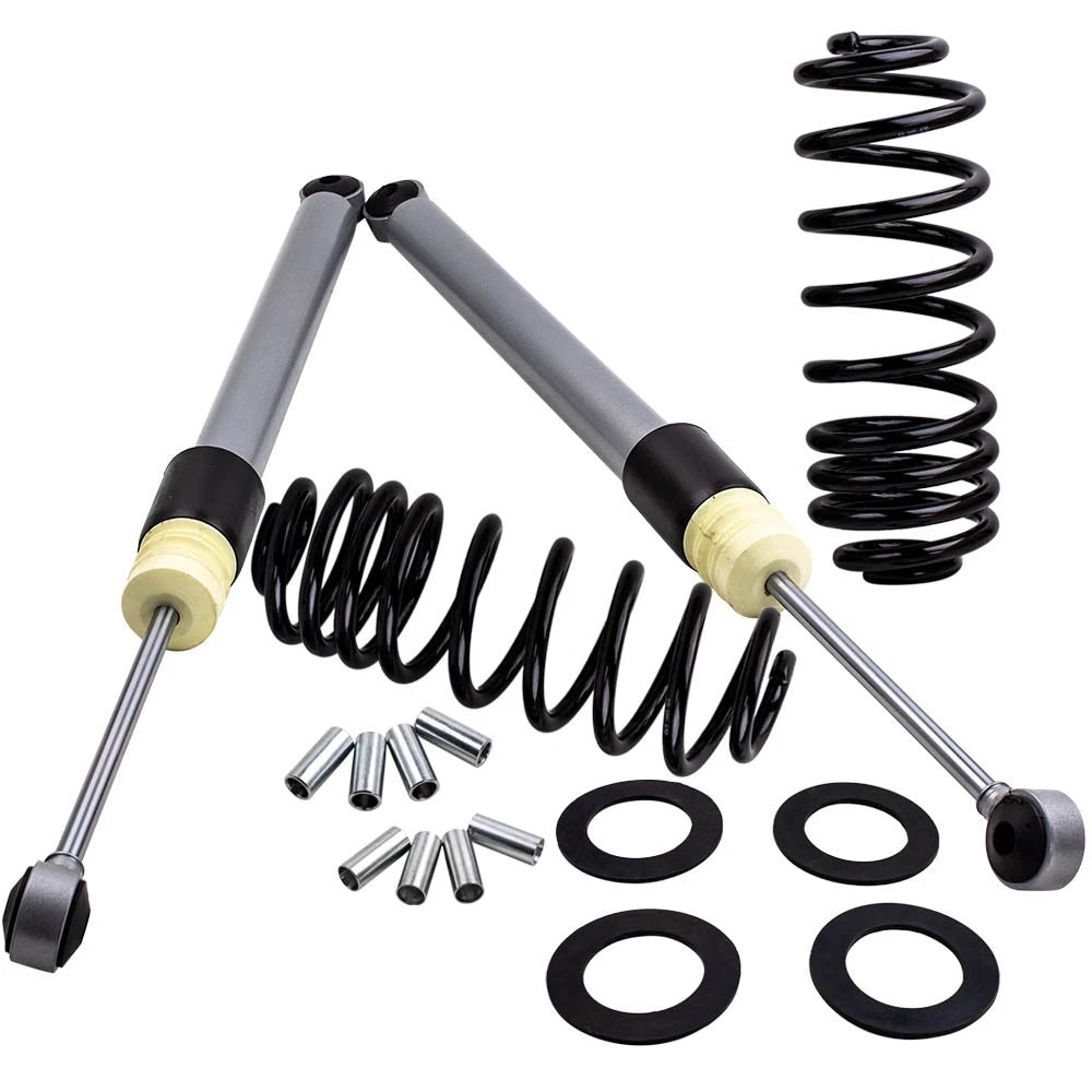 2X Rear Suspension Air to Coil Spring Conversion Shocks for Hummer H2 (2003–2009)