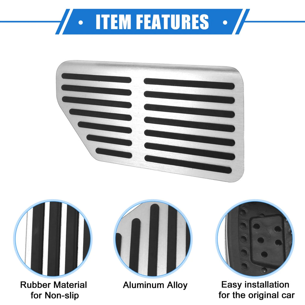 3 Pcs Gas Accelerator Brake Foot Rest Pedal for Kia Carnival 