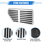 3 Pcs Gas Accelerator Brake Foot Rest Pedal for Kia Carnival 