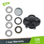 Set of 7 Trailer Hub Kit for 2000 lbs. Spindle (1" or 1.0625")
