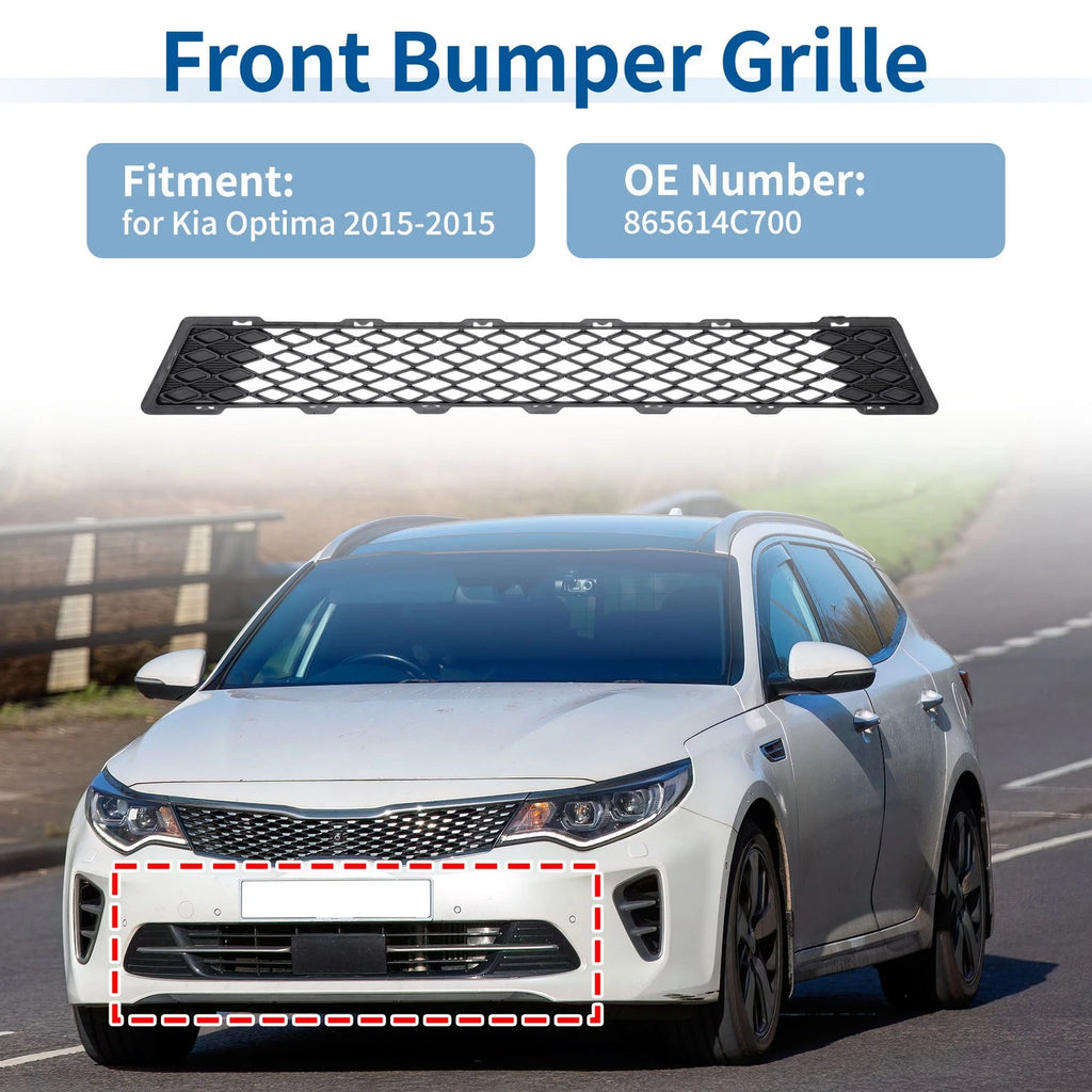 Lower Grille Front Bumper Grille for Kia Optima (2015) 1 Pcs