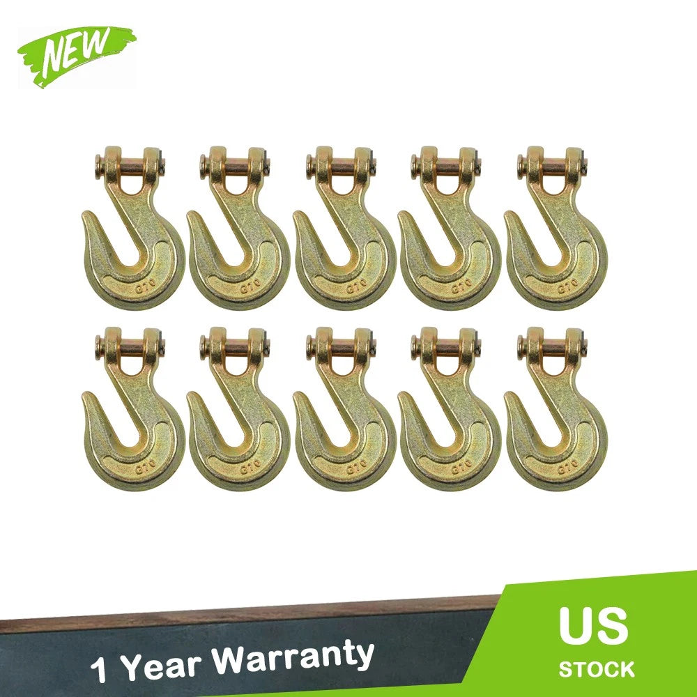 10X G70 Clevis Grab Hooks for Chain (11300lbs Working Load Limit)