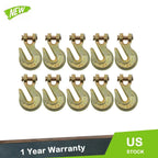 10X G70 Clevis Grab Hooks for Chain (11300lbs Working Load Limit)