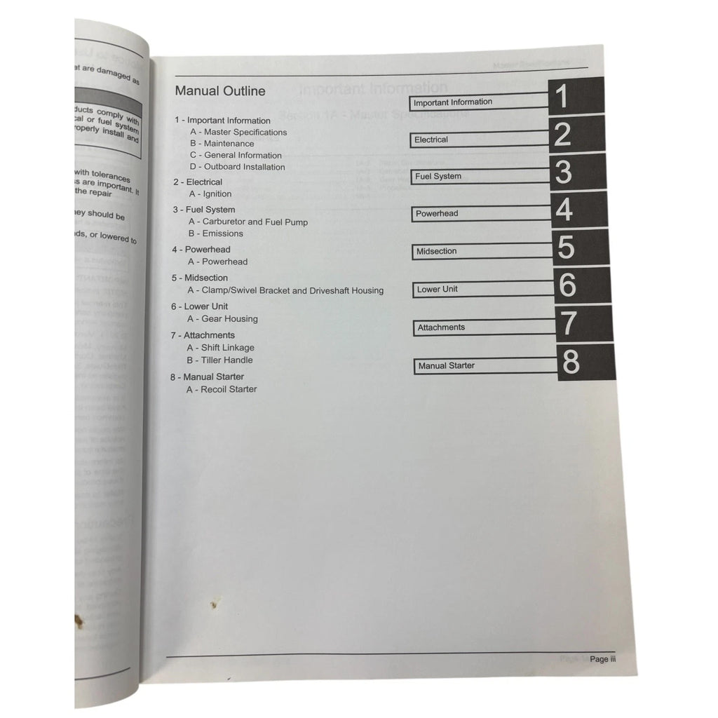 Service Manual for Mercury 2.5/3.5 FourStroke (2012) 90-8M0065421