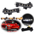 Switchback LED Front DRL Turn Signal Lights for Tesla Model 3, Model Y
