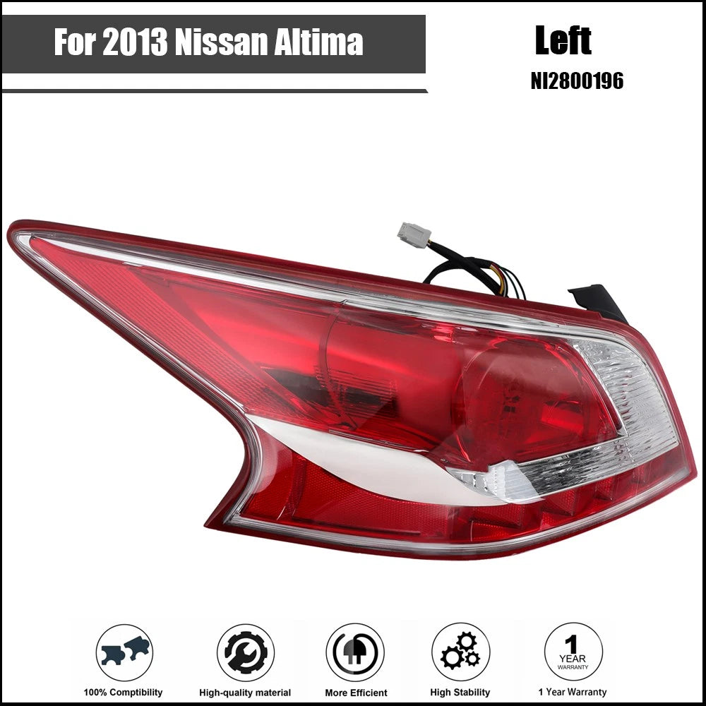 LED Tail Light Assembly for Nissan Altima (2013) Left Driver Side