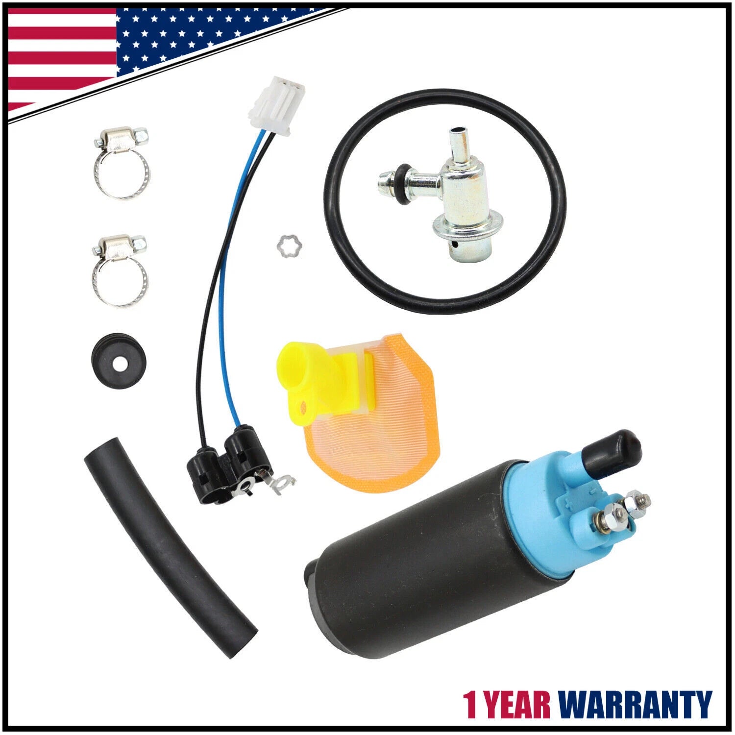 Fuel Pump + Regulator + Tank Seal for Suzuki GSX-R600/R750 (2004–2005) 15100-29G00