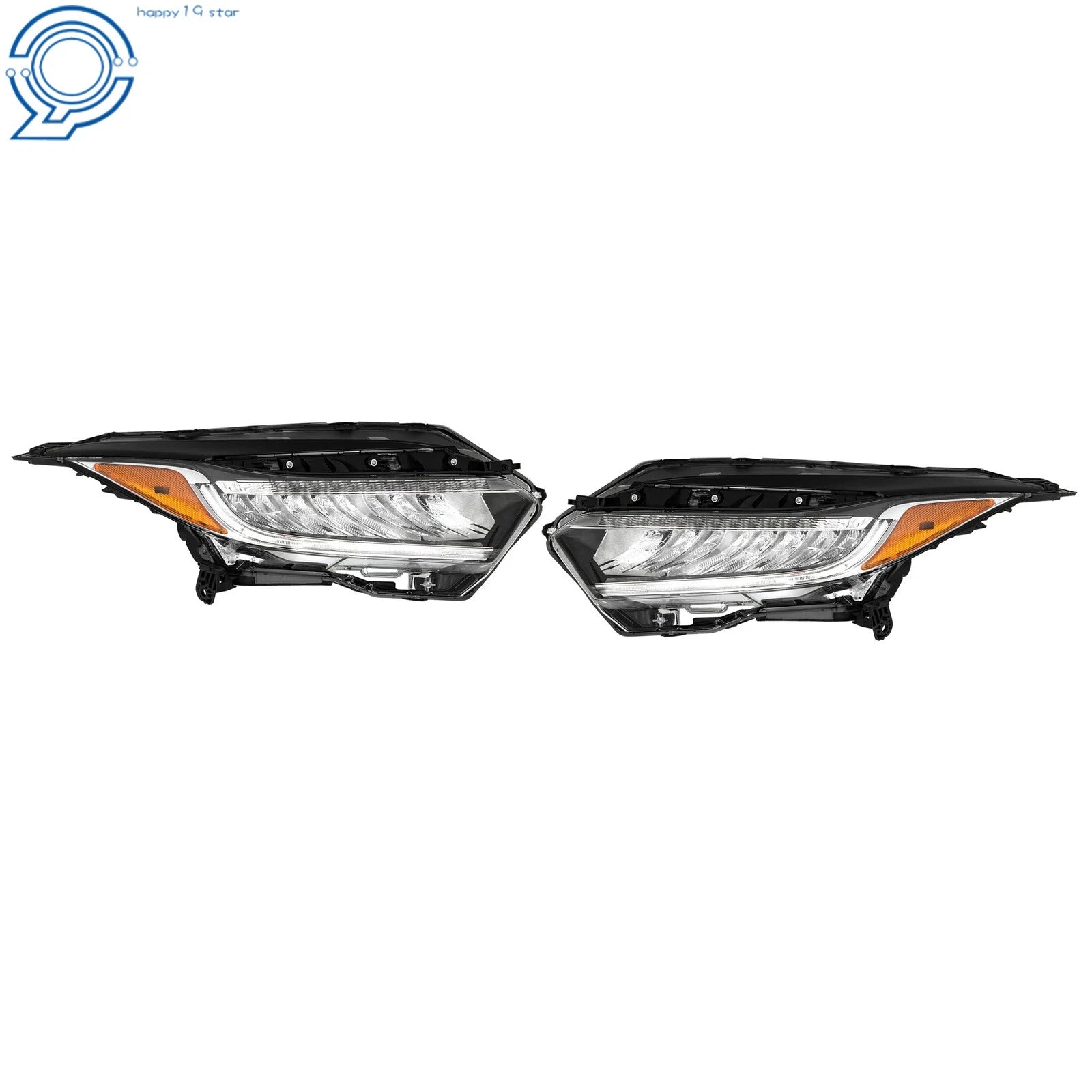 Set of 2 Full LED Headlight Assemblies for Honda HR-V Touring (2019–2022)